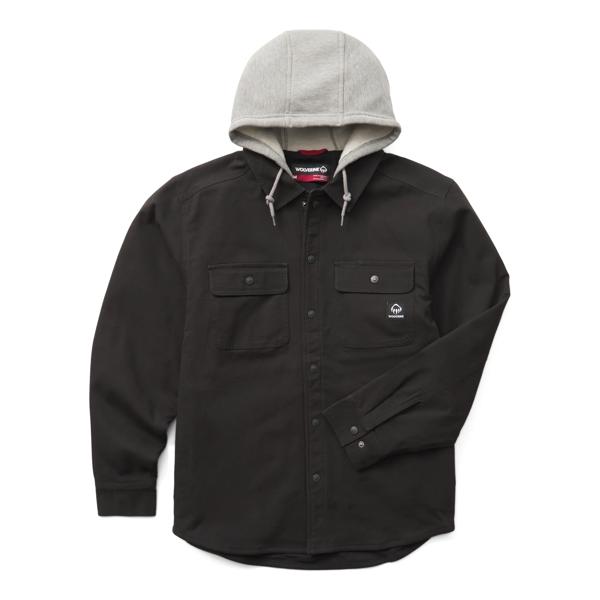 Overman II Canvas Shirt Jac, Black, dynamic