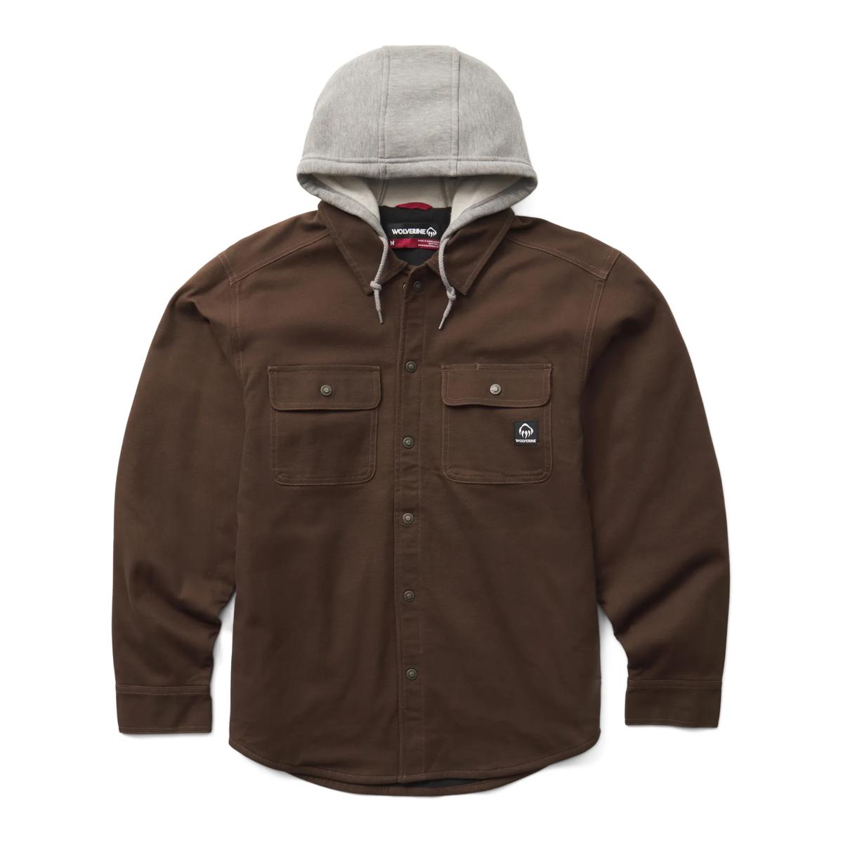Overman II Canvas Shirt Jac, Dark Bison, dynamic 1