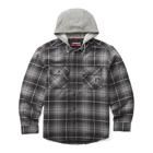 Overman Flannel Shirt Jac, Granite, dynamic 1