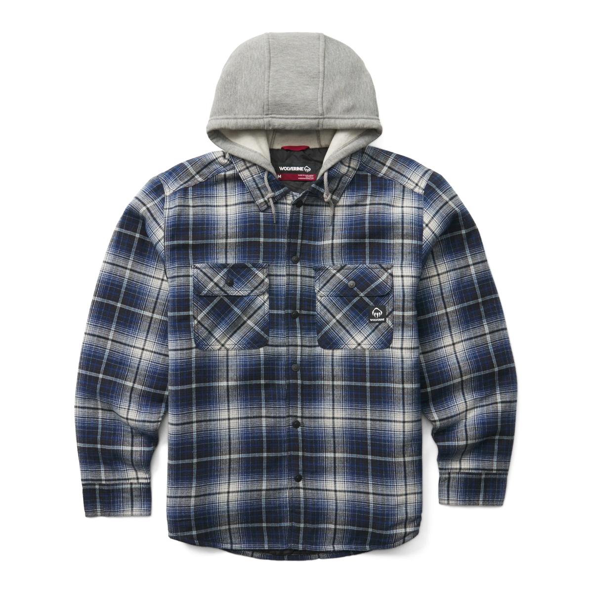 Overman Flannel Shirt Jac, New Royal, dynamic 1