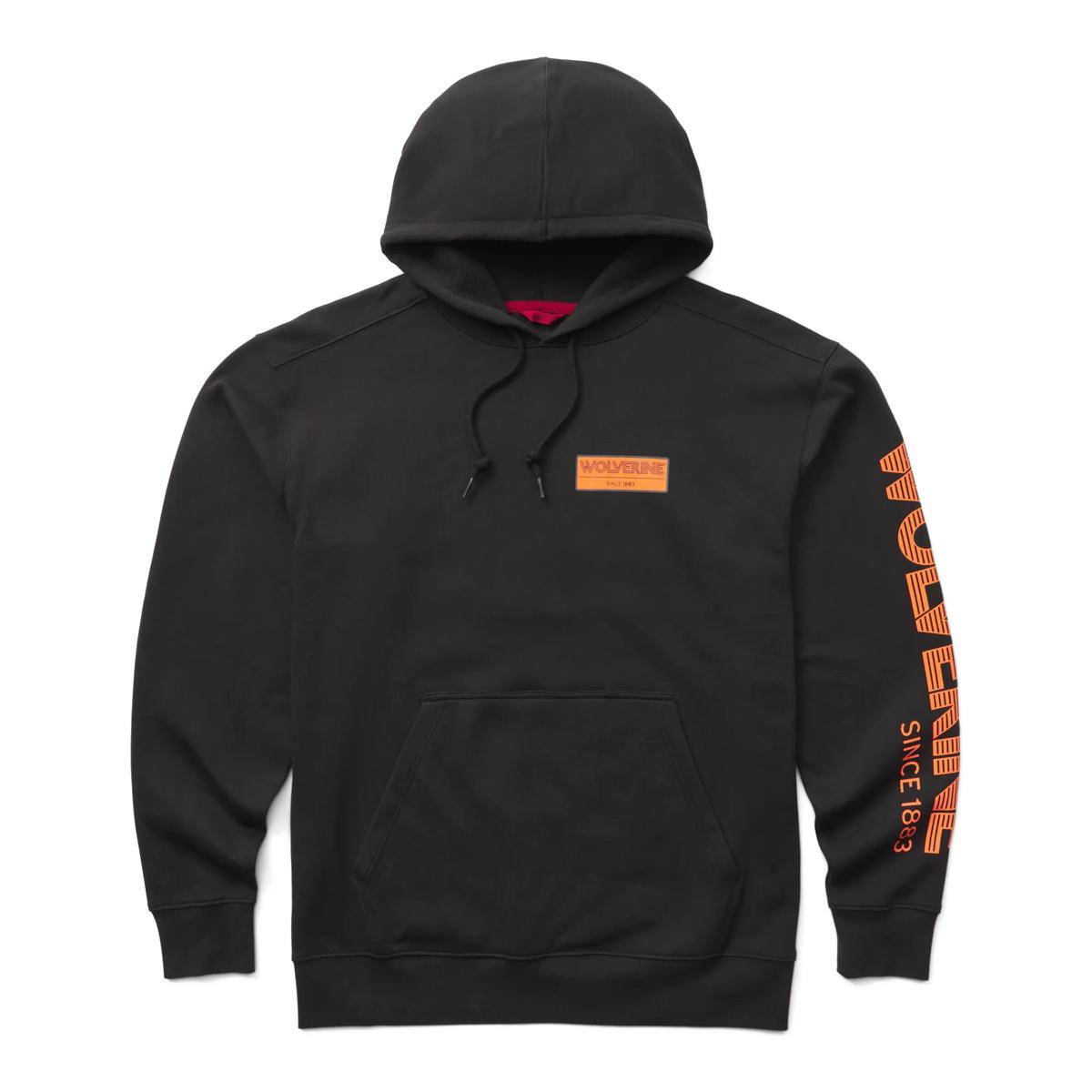 Graphic Hoody Sleeve Logo, Black Orange, dynamic 1
