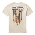 Short Sleeve Graphic Tee, Steer Patriot Natural, dynamic 1