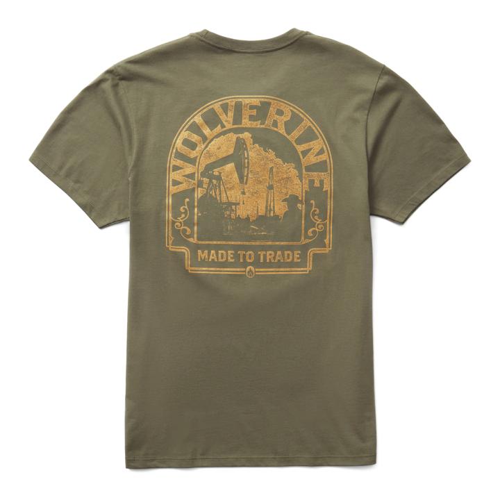 Short Sleeve Graphic Tee, Tombstone Rig Army Green, dynamic
