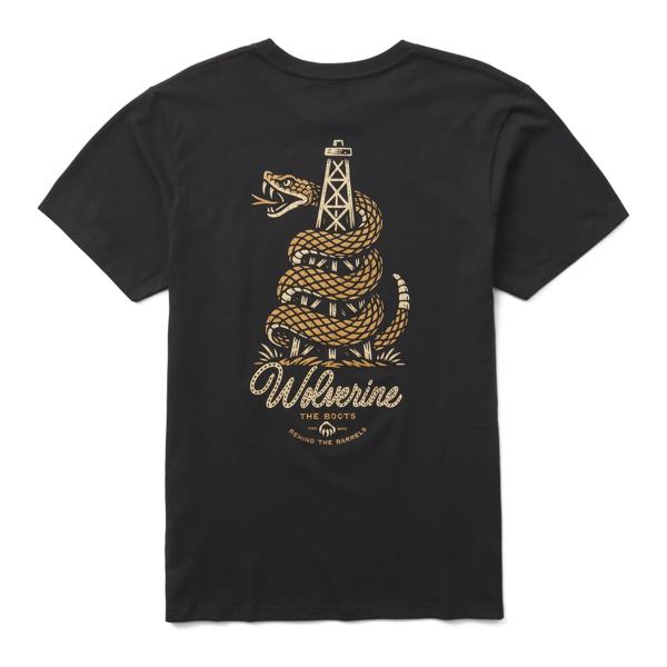Short Sleeve Graphic Tee, Rattler Rig Black, dynamic