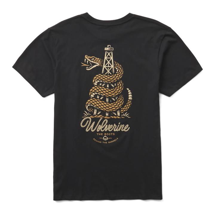 Short Sleeve Graphic Tee, Rattler Rig Black, dynamic