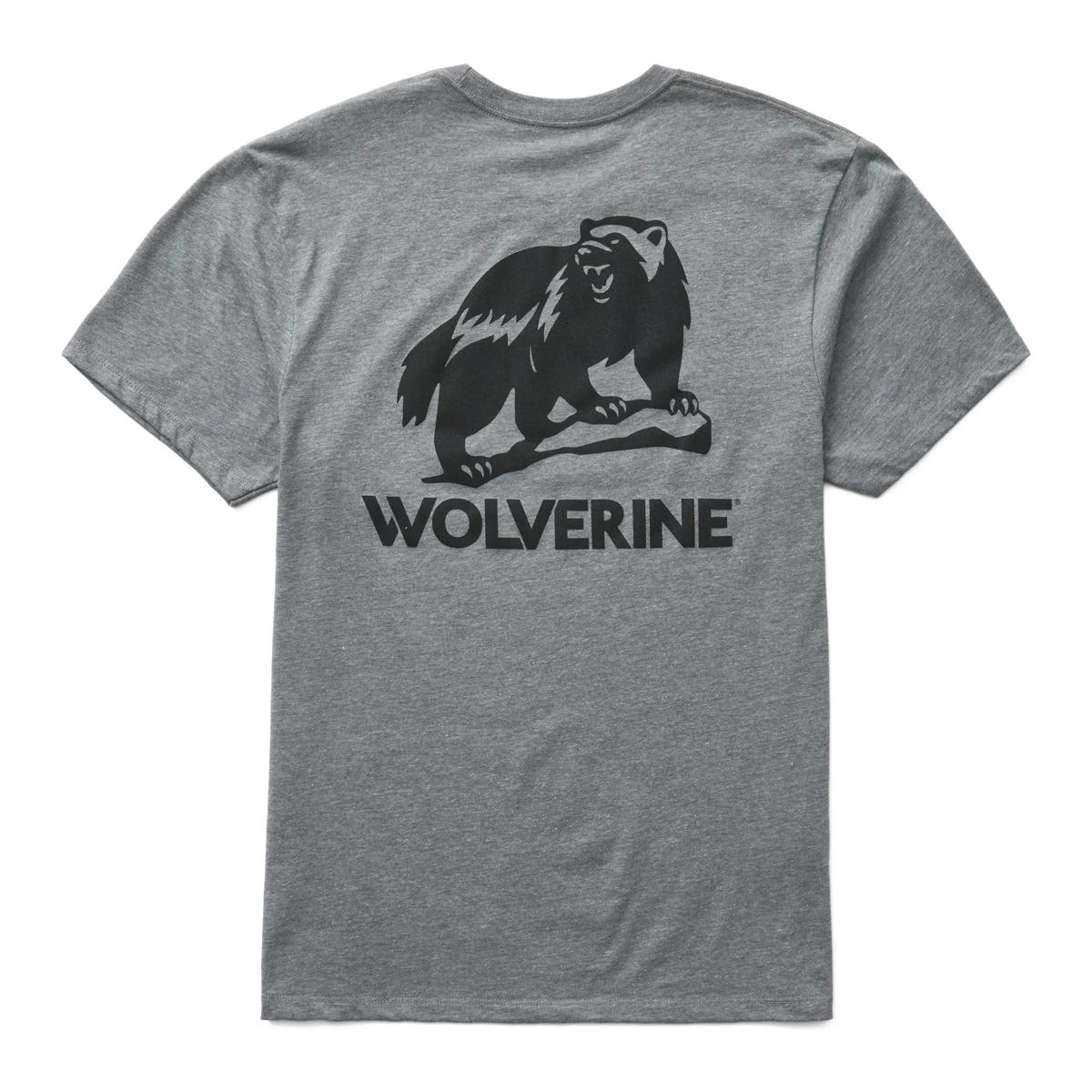 Short Sleeve Wolverine Graphic Tee, Wolverine Light Gray Heather, dynamic 1