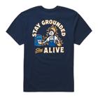 Short Sleeve Trades Graphic Tee, Stay Grounded Navy, dynamic 1