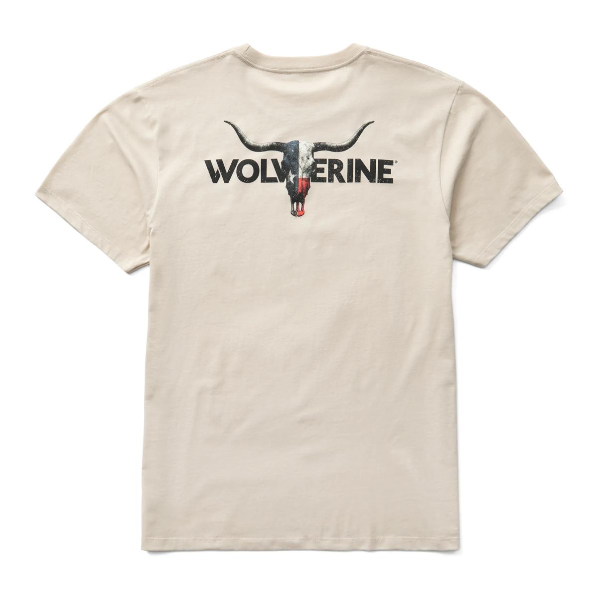 Short Sleeve Rodeo Graphic Tee, Texas Steer Stone, dynamic 1