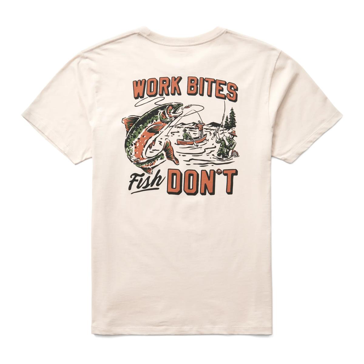 Short Sleeve Off-The-Clock Graphic Tee, Fish O'clock Natural, dynamic 1