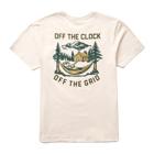 Short Sleeve Off-The-Clock Graphic Tee, Clocked Out Natural, dynamic 1