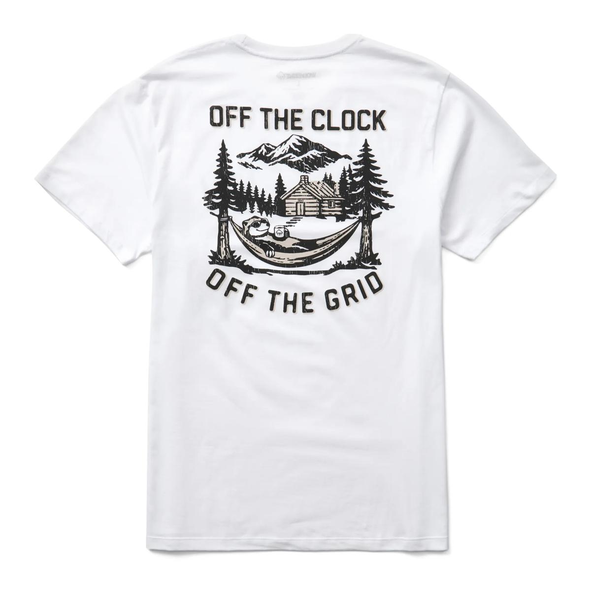 Short Sleeve Off-The-Clock Graphic Tee, Clocked Out White, dynamic 1