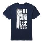 Short Sleeve Americana Graphic Tee, Roots Flag Navy, dynamic 1