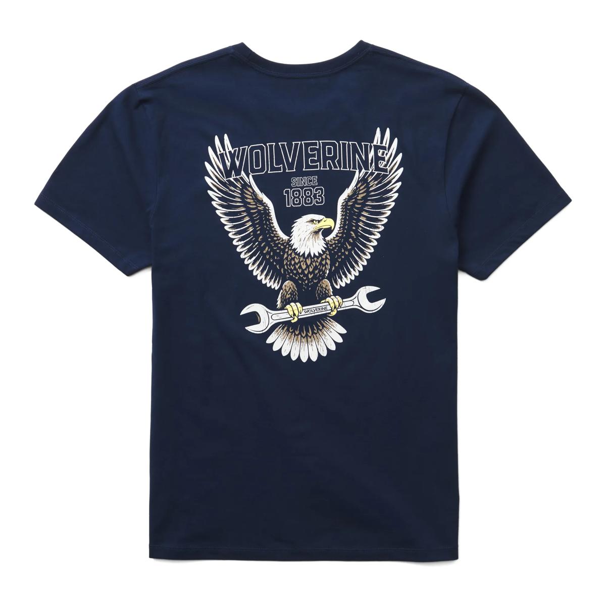 Short Sleeve Americana Graphic Tee, Eagle Navy, dynamic 1