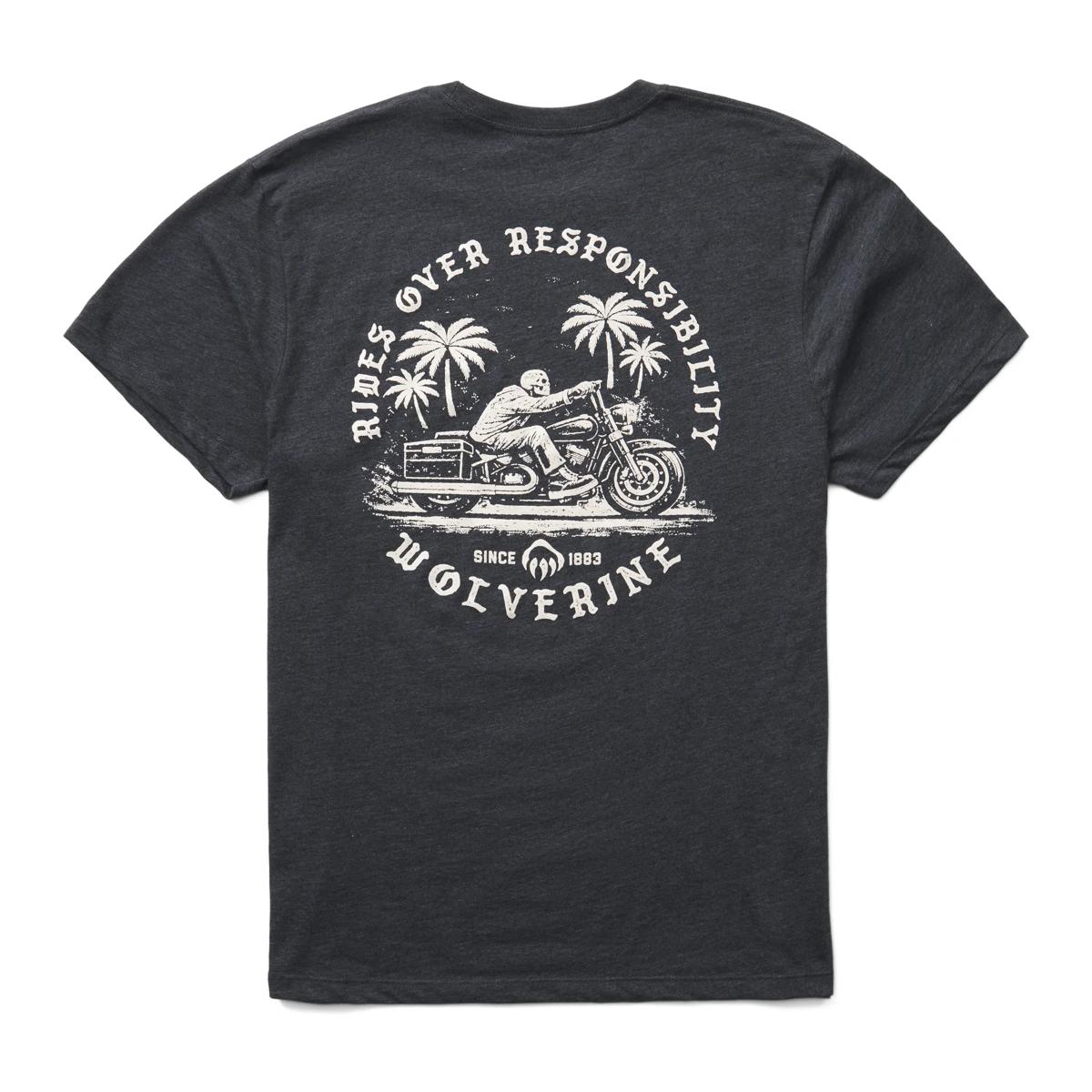 Short Sleeve Off-The-Clock Graphic Tee, Ride Charcoal Heather, dynamic 1