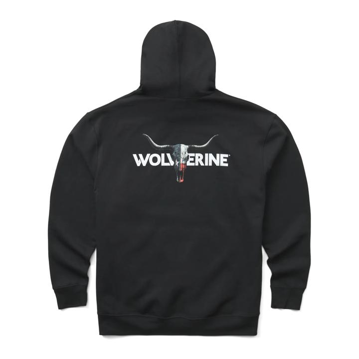 Rodeo Graphic Hoody, Texas Steer Black, dynamic