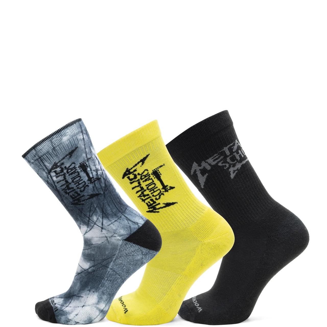 Metallica Scholars 3-Pk Work Crew Sock | Wolverine US