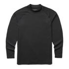 Thermal Mock Neck Baselayer Top, Black, dynamic 1