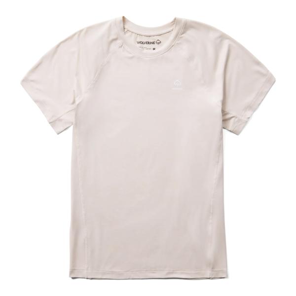 Sun-Stop Performance Short Sleeve Crew, Stone Heather, dynamic