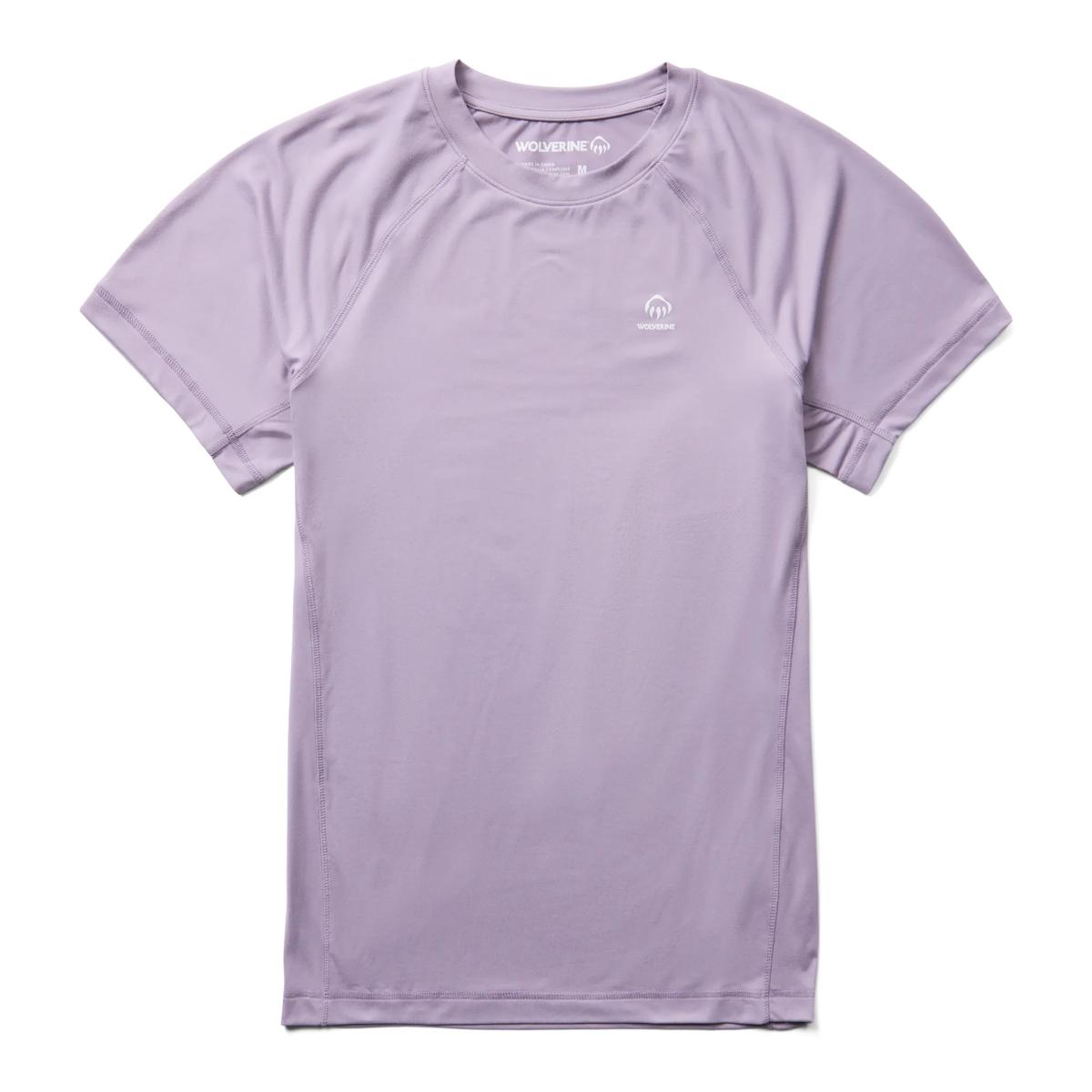 Sun-Stop Performance Short Sleeve Crew, Lavender, dynamic 1
