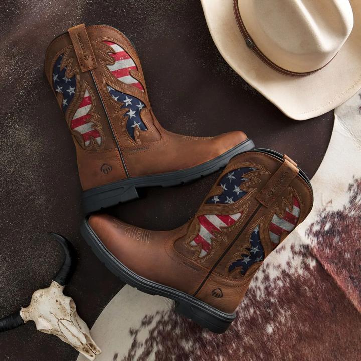 Flag Steel Toe Wellington Work Boot | Wolverine Footwear US