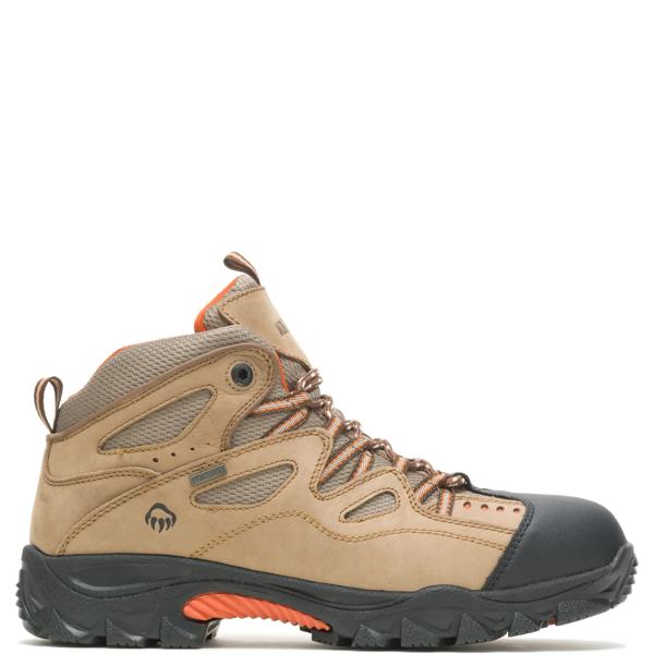 Durant Waterproof Steel-Toe Work Boot, Light Brown/Orange, dynamic