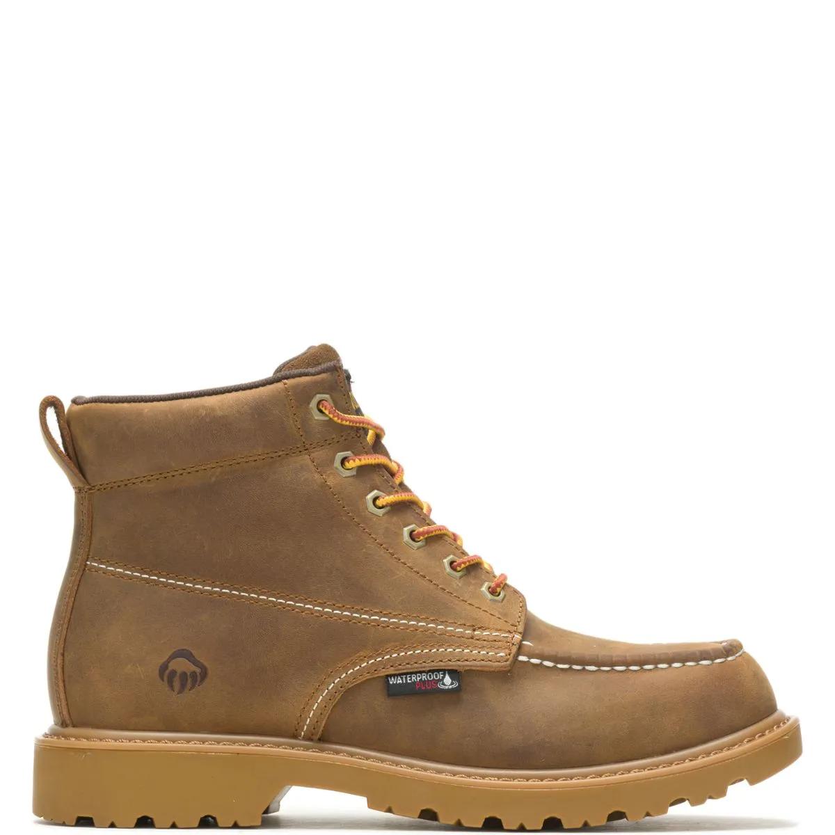 Floorhand Moc Toe 6&rdquo; Work Boot, Tan, dynamic 1
