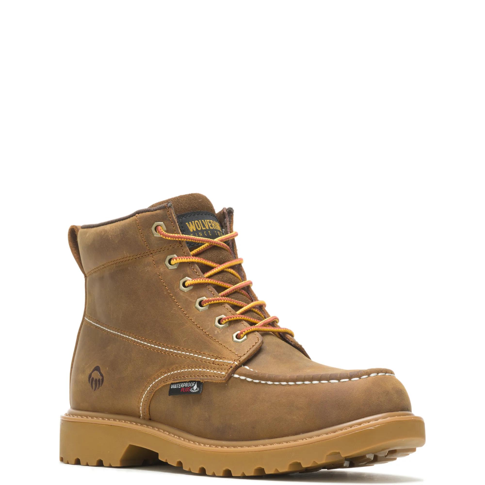 Floorhand Moc Toe 6&rdquo; Work Boot, Tan, dynamic 2
