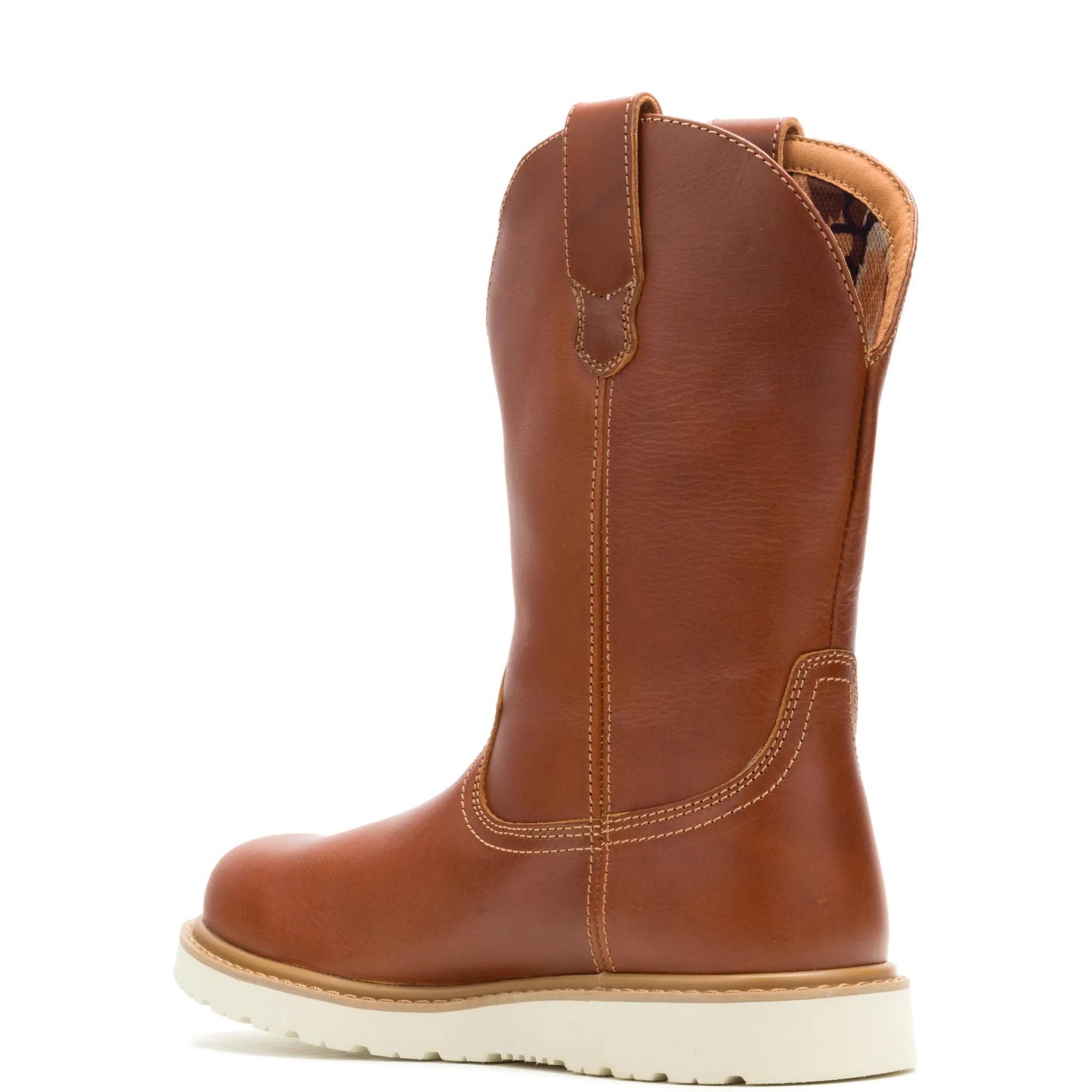 Wolverine x Jordan Davis Bronc Wedge Soft-Toe​ Wellington, Sunset Wheat, dynamic 3