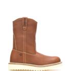 10" Wellington Work Boot, Brown, dynamic 1