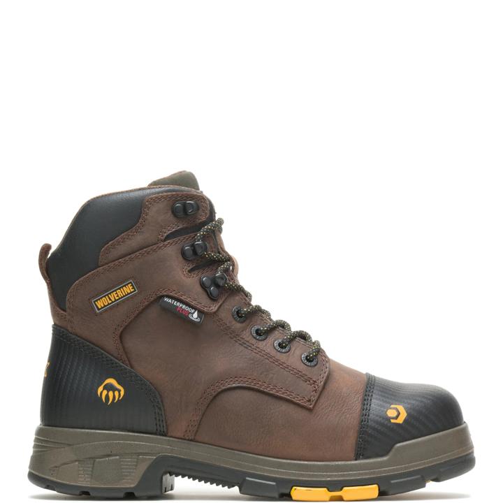 Blade LX Waterproof Met-Guard CarbonMAX 6" Boot, Brown, dynamic