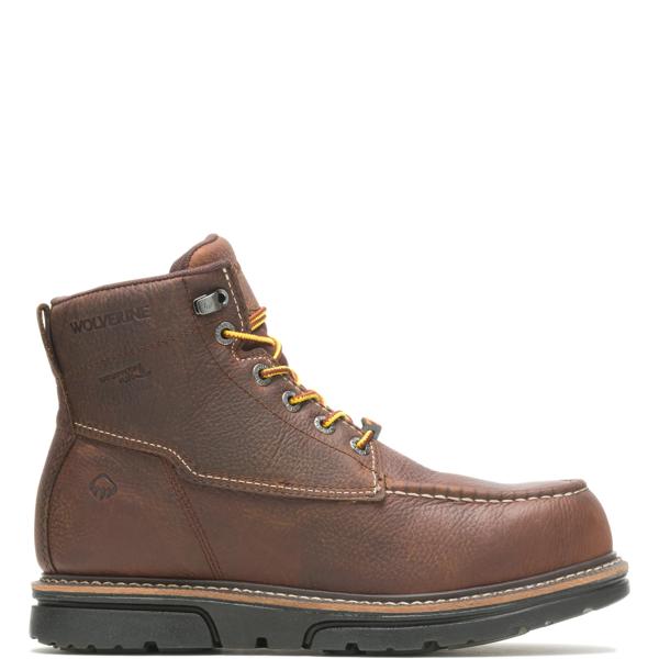 I-90 DuraShocks&reg; Moc-Toe 6" Work Boot, , dynamic
