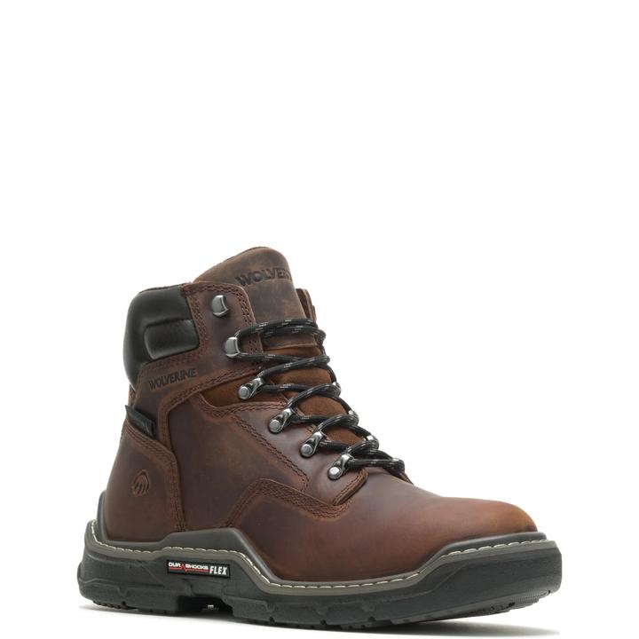 Wolverine Men\'s Brown Waterproof Work Boot - Raider DuraShocks soft toe Wolverine Men main image 2