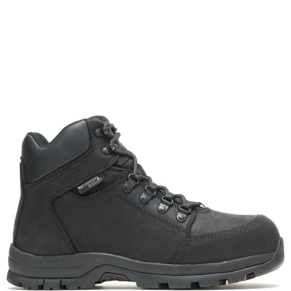 Grayson Steel Toe Boot, Black, dynamic