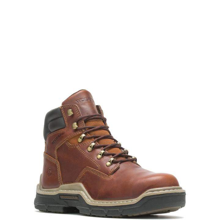 Mens Wolverine durashock flex 6” composite toe leather work boots 12m image.jpg main image 4