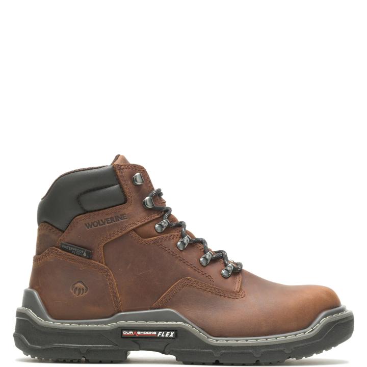 Raider DuraShocks&reg; Waterproof 6" CarbonMAX&reg; Work Boot, Peanut, dynamic