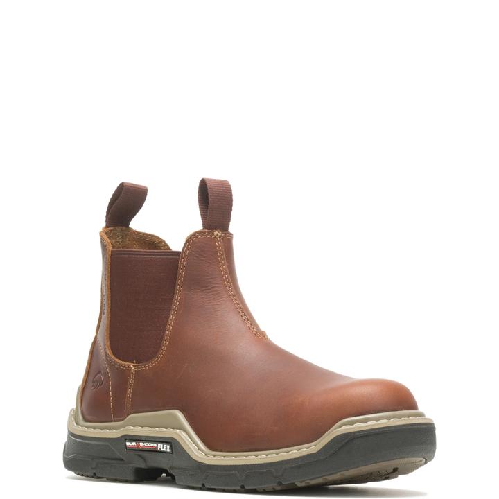 Wolverine Work Boots Men\'s Size 10 M Durashocks Flex Leather Oil/Slip Resistant WOLVERINE 8 main image 4