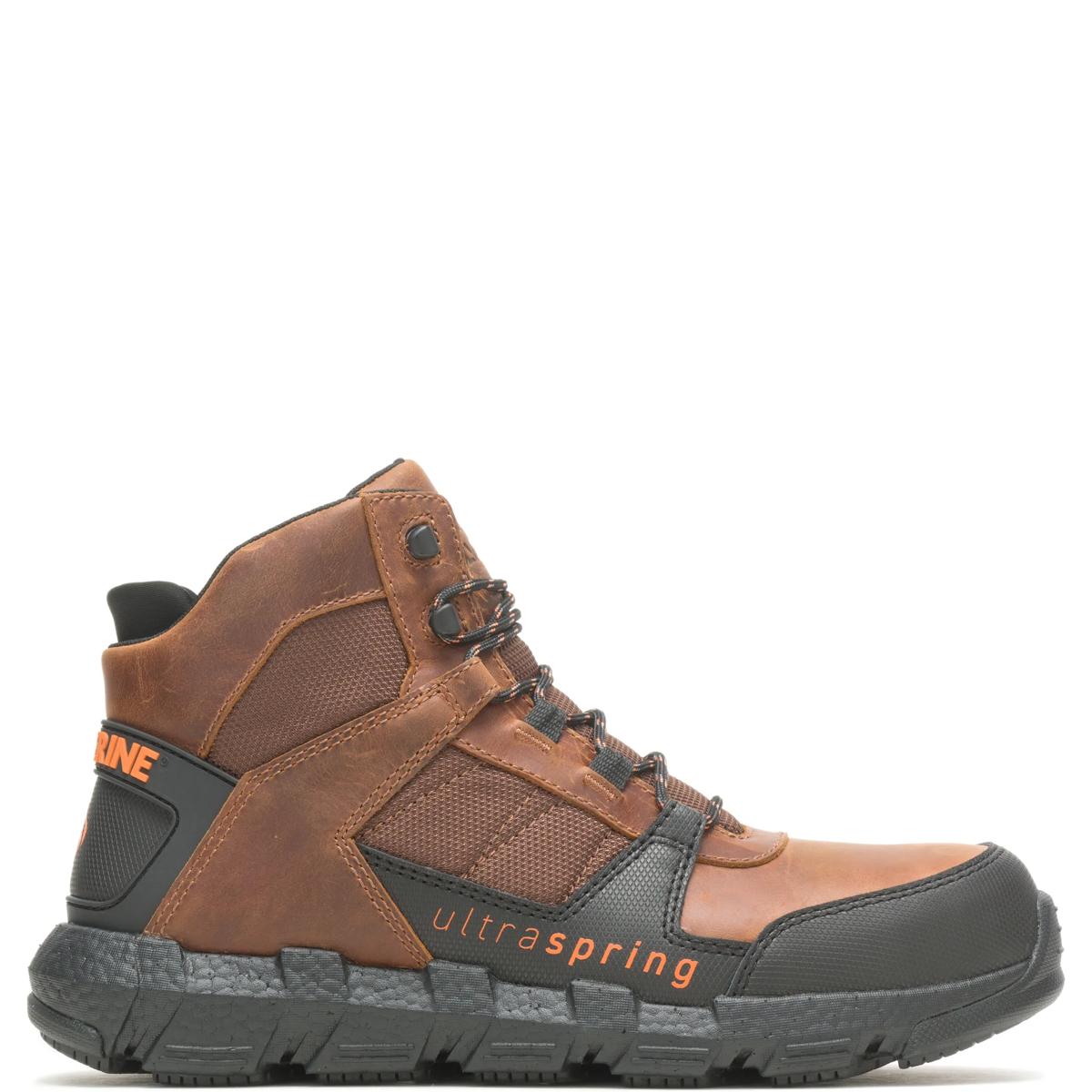 Rev UltraSpring&trade; DuraShocks&reg; Vent Work Boot, Tobacco, dynamic 1