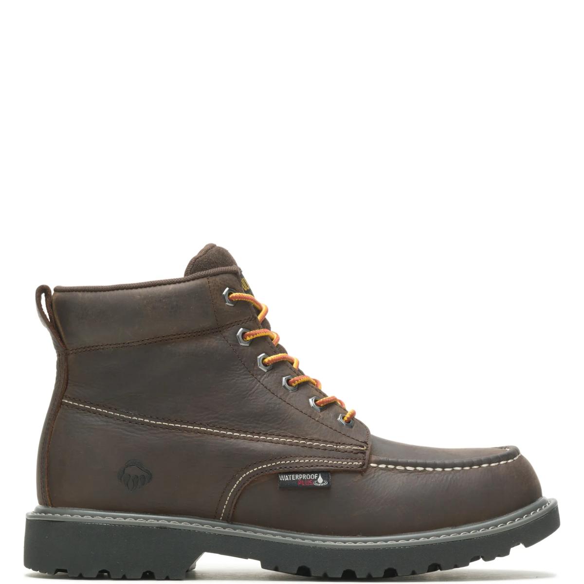 Floorhand Moc Toe 6&rdquo; Work Boot, Dark Coffee, dynamic 1