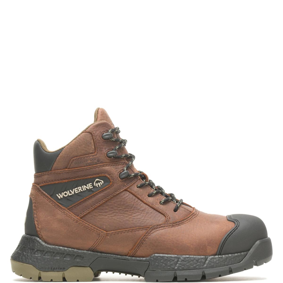 Rush UltraSpring&trade; 6" CarbonMax&reg; Work Boot, Brown, dynamic 1
