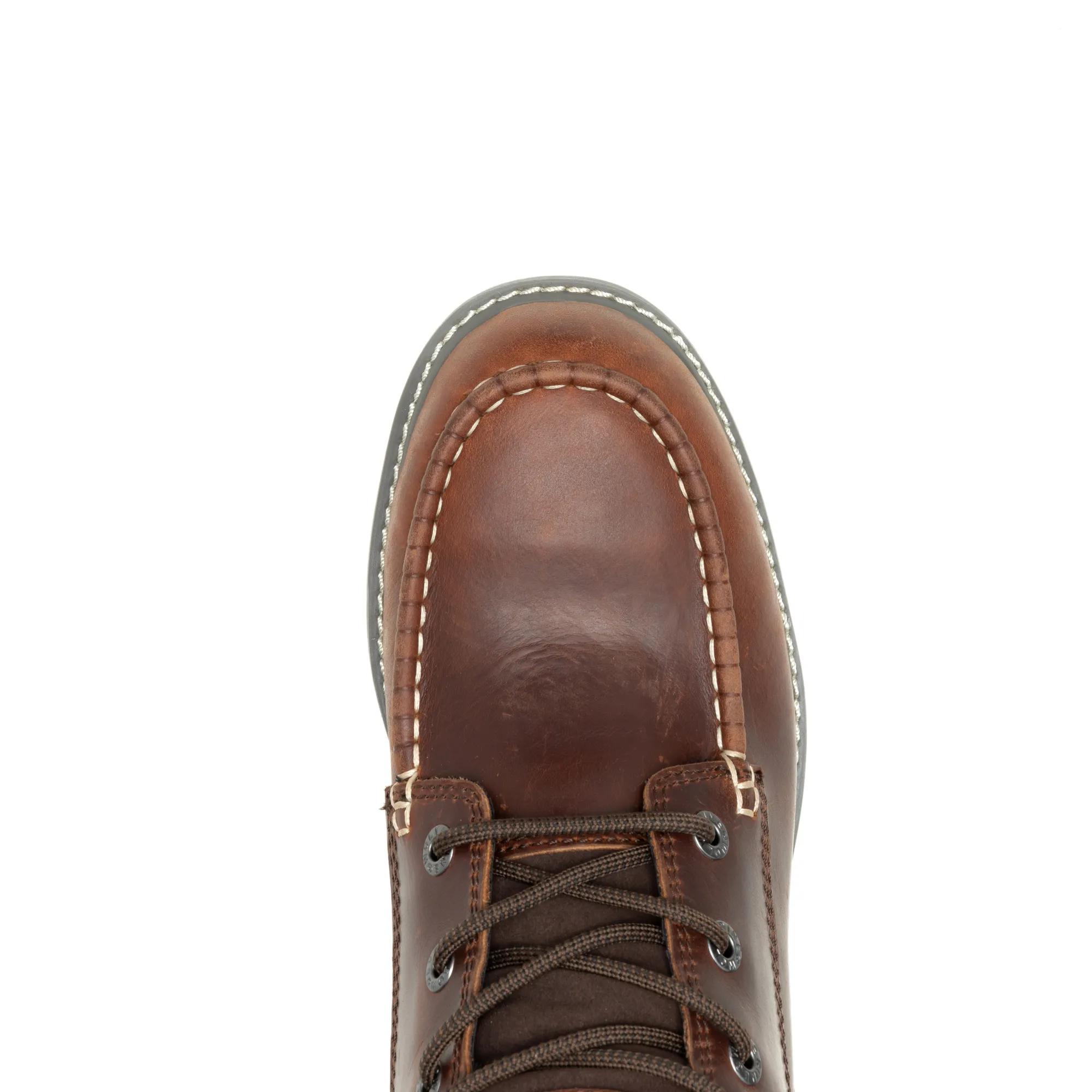 Trade Wedge 6" Moc-Toe Work Boot, Rust, dynamic 5