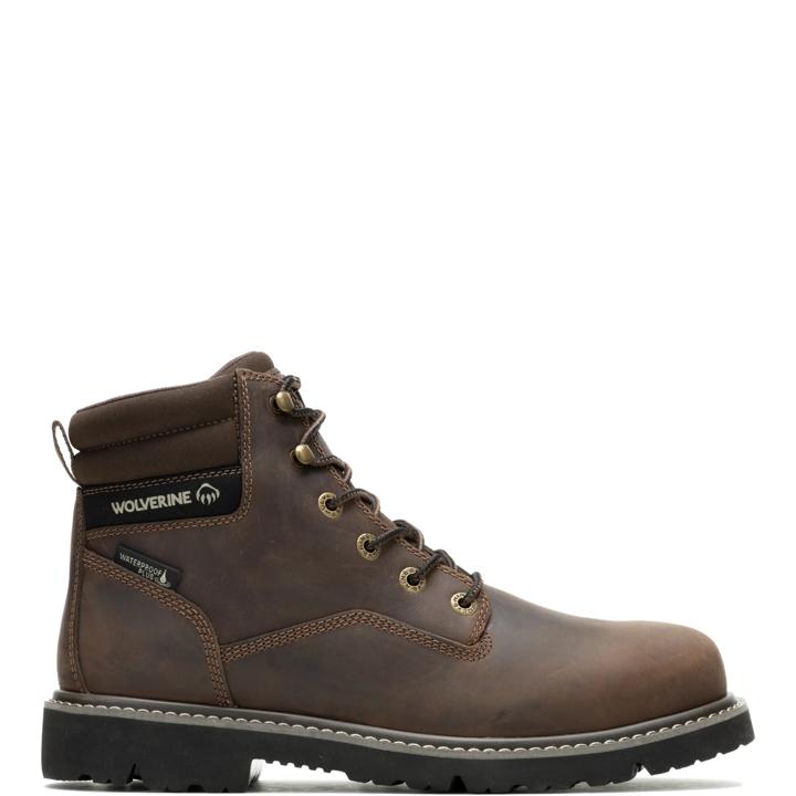 Revival 6" Work Boot, Dark brown, dynamic