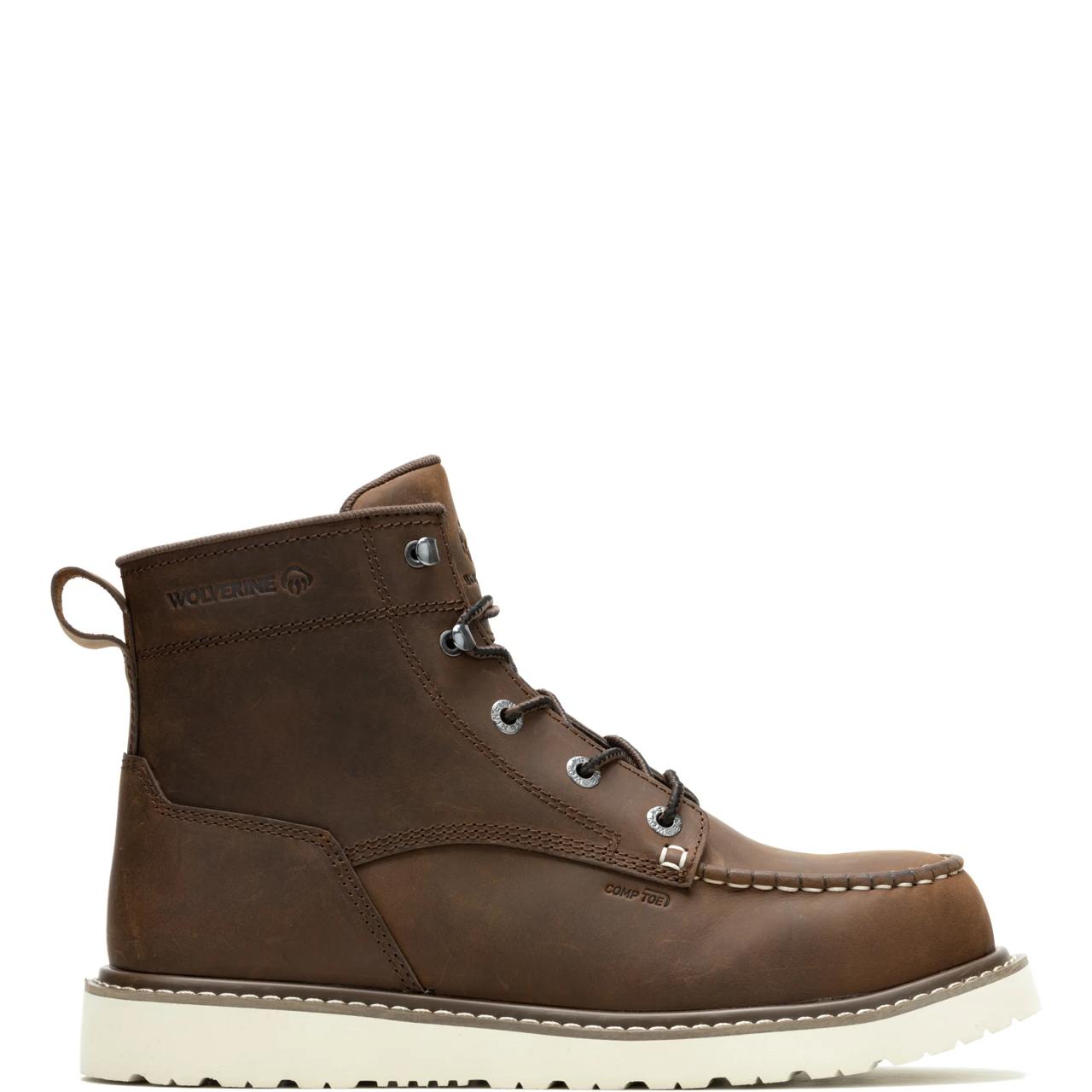 Trade Wedge Unlined 6-Inch Moc Toe Composite Toe | Wolverine