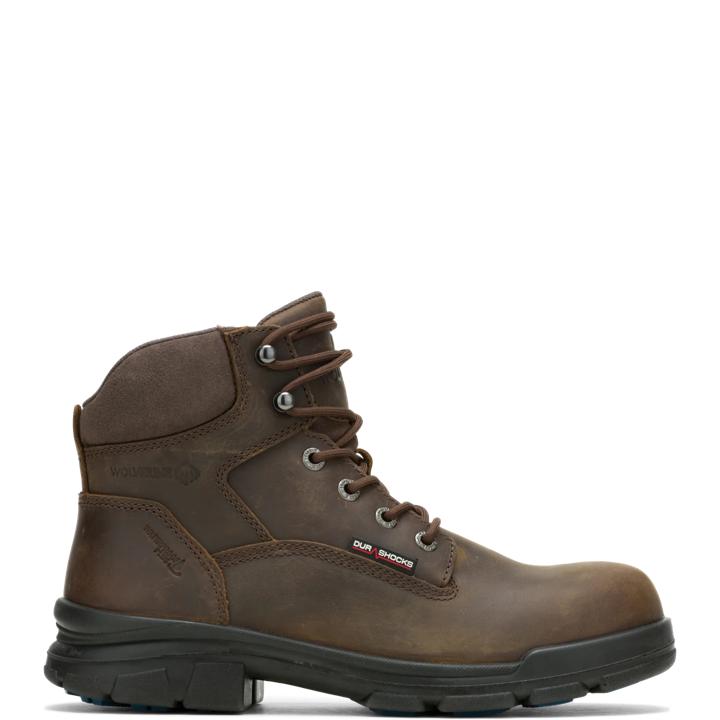 DuraShocks SR Icon 6" Work Boot, Dark Brown, dynamic