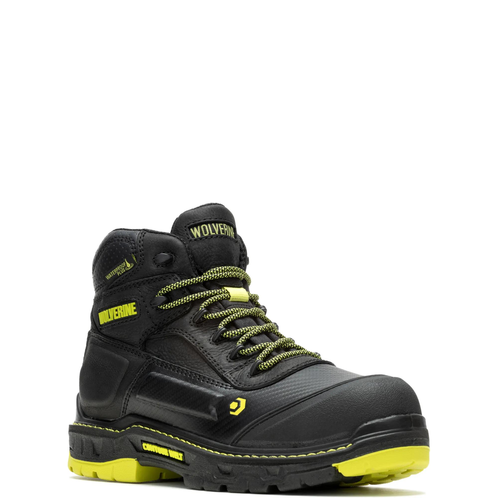 Overpass CarbonMAX&reg; 6" Boot, Black/Yellow, dynamic 2