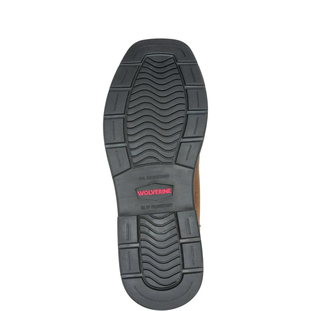 Rancher Flag Steel-Toe Wellington Work Boot, Brown, dynamic 4