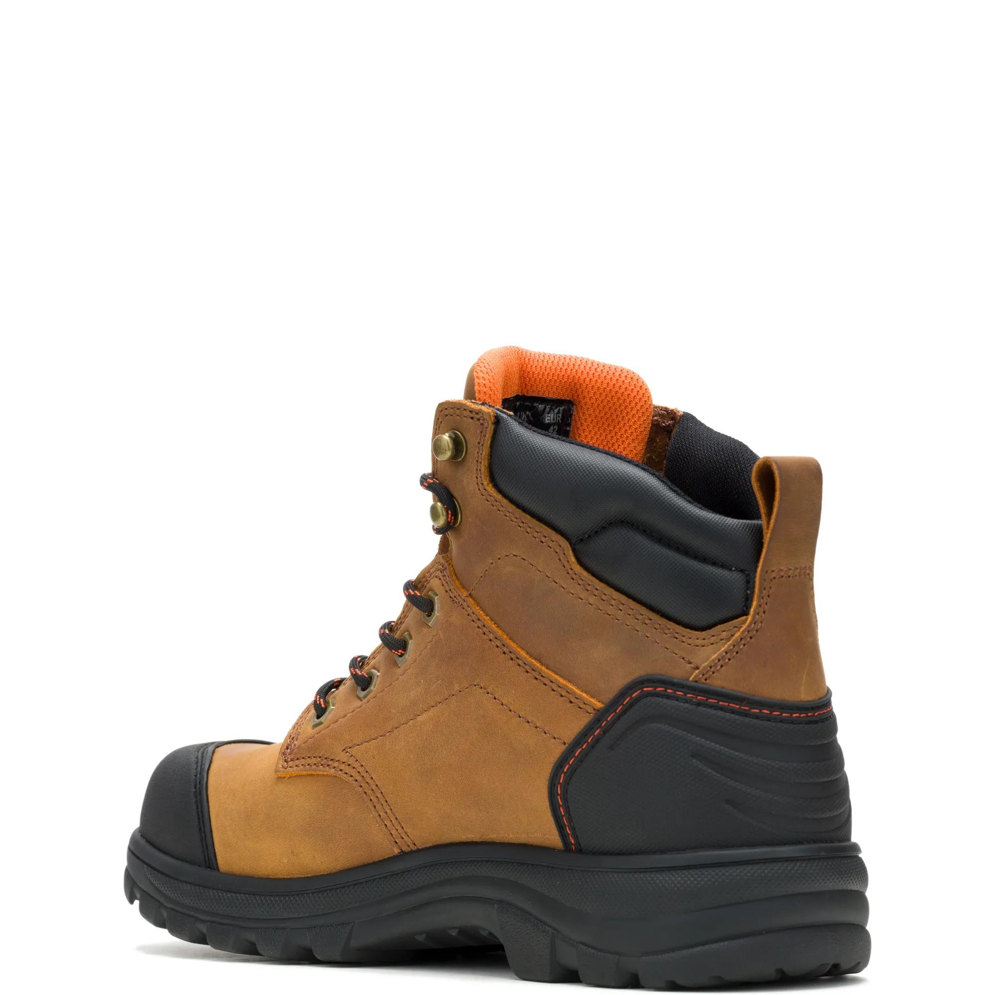 Carlsbad Cap-Toe 6" Steel-Toe Work Boot, Tan, dynamic 3