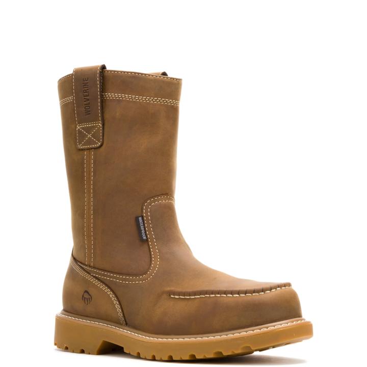 Men - Floorhand Moc-Toe Steel-Toe Pull-On Work Wellington