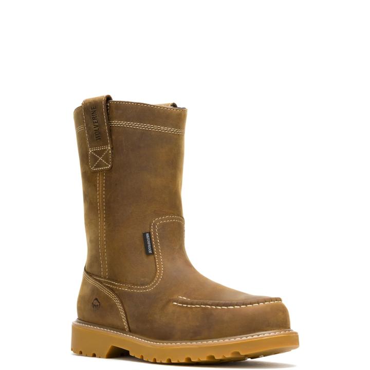 Men - Floorhand Moc-Toe Pull-On Work Wellington - Wellingtons