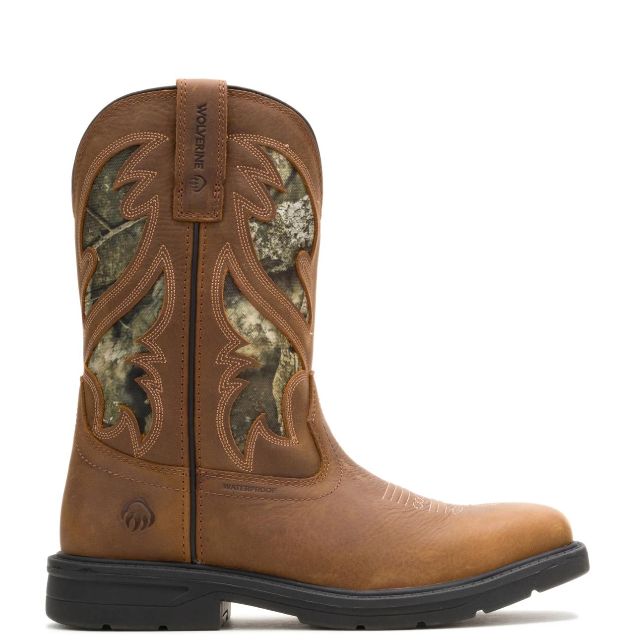 Wolverine Men's Rancher Level Pull-On Steel-Toe Work Wellington Boot (Camo) $66 + Free S&H