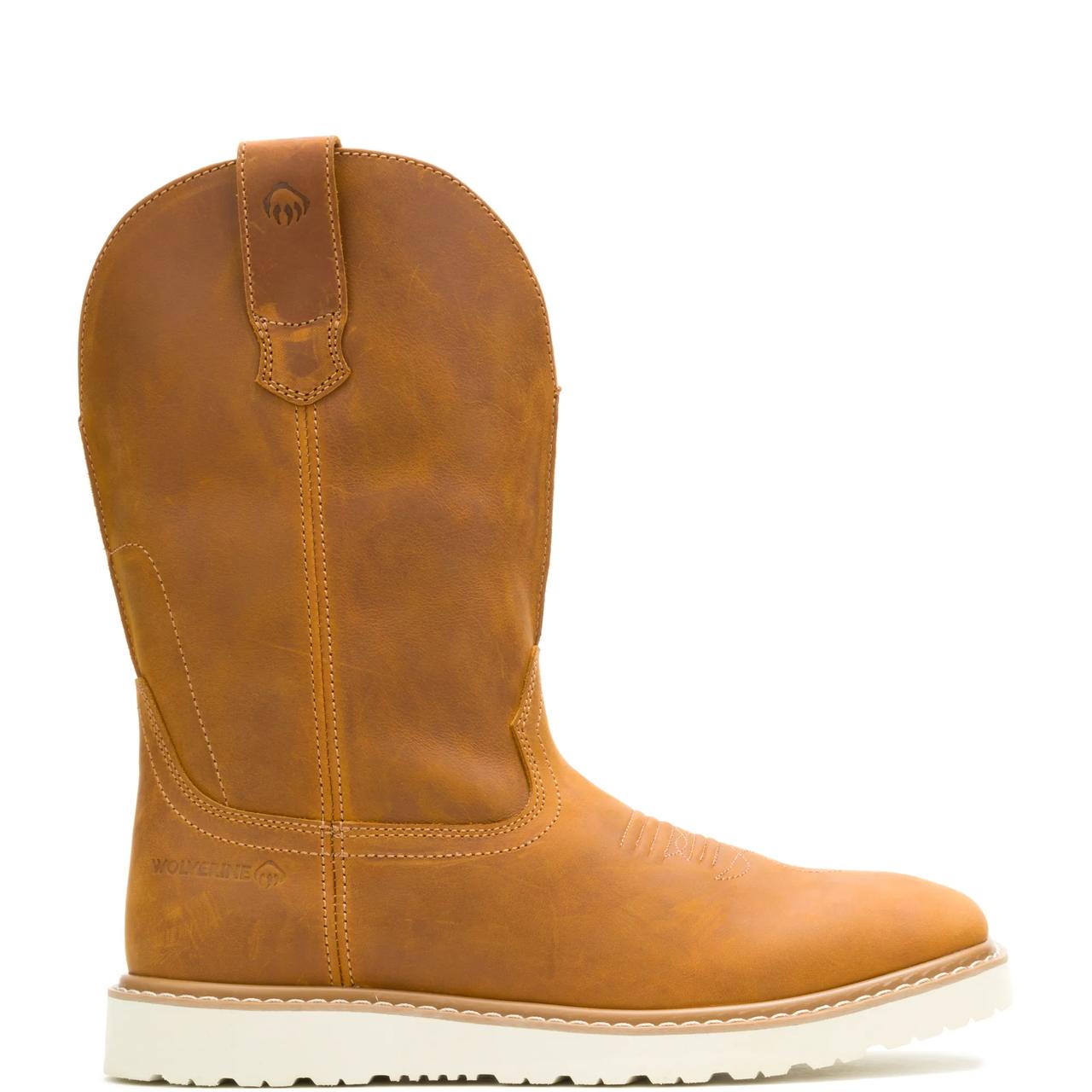 Men - Bronc Wedge Pull-On Work Wellington - Wellingtons | Wolverine